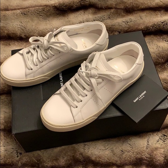 Saint Laurent Shoes - Saint Laurent White Sneakers